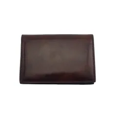 【最大30％OFF★ウィンターセール】ダンヒル Dunhill カードケース クラブイン ブラウン グリーン レディース 中古