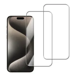 【人気商品】iPhone15 Pro Max 用の ガラスフィルム 液晶保護フィルム For 国産旭硝子素材製 9H 表面硬度 強化ガラス 耐傷性 画面保護フィルム 2枚セット