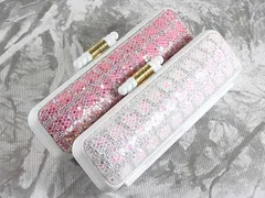 印鑑ケース はんこケース 数量限定！ ラメチェック ケース 10.5mm ～ 12mm 全2色 キラキラ 朱肉付き 印鑑収納 ハンコケース 印鑑 ケース プレゼントやギフトに！ 実印 銀行印 認印 個人ハンコ 送料無料