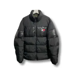 L XL TOMMY JEANS 21FW トナル COLOR ブラック ダウン アウター パファージャケット