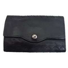 【最大30％OFF】ボッテガヴェネタ BOTTEGAVENETA キーケース イントレチャート ブラック レディース 中古