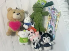 ぬいぐるみ キーリング ぬい 6個 ボールペン set