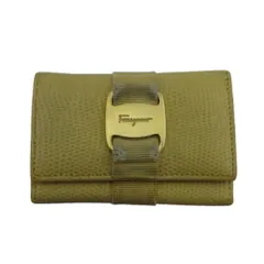 【最大30％OFF】サルヴァトーレフェラガモ Salvatore Ferragamo キーケース 6連 ベージュ レディース 中古