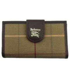 【最大30％OFF】バーバリー BURBERRY キーケース チェック ベージュ×ブルー×レッド×ホワイト×ダークブラウン レディース 中古