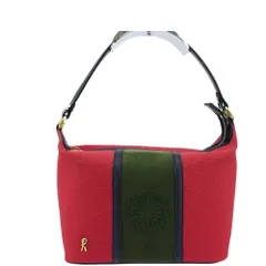 【最大30％OFF★ウィンターセール】ロベルタ・ディ・カメリーノ Roberta di Camerino ハンドバッグ レッド×ネイビー×グリーン Rosso レディース 中古