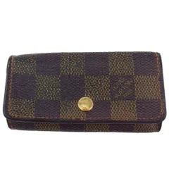 【最大30％OFF】ルイ・ヴィトン LOUIS VUITTON キーケース ダミエ ミュルティクレ4 エベヌ レディース 中古