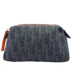 ディオール　Dior フライトライン　デニム　バニティポーチ　化粧ポーチ ディオール 化粧ポーチ メイクポーチ ブラシポケット Dior 収納