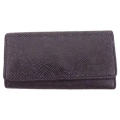【最大30％OFF】ルイ・ヴィトン LOUIS VUITTON キーケース タイガ ミュルティクレ4 パープル ブラウン レディース 中古