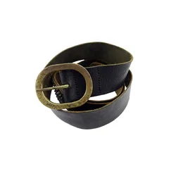 【最大30％OFF★ウィンターセール】ディーゼル DIESEL ベルト ピン式バックル スタッズ＆ラインストーン付き ブラック ゴールド シルバー レディース 中古