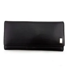 【最大30％OFF★ウィンターセール】ダンヒル Dunhill 長財布 サイドカー ブラウン シルバー レディース 中古