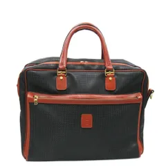 【最大30％OFF★ウィンターセール】バリー BALLY ボストンバッグ B柄 ブラック ブラウン ゴールド レディース 中古