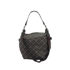 【最大30％OFF】ラシット russet ショルダーバッグ モノグラム 柄 グレー 灰色 ブラウン レディース 中古