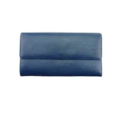【最大30％OFF】ルイ・ヴィトン LOUIS VUITTON 長財布 エピ ポシェットポルトモネクレディ ブルー レディース 中古