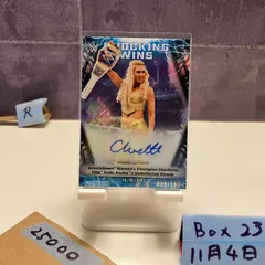 2020 Topps Charlotte Flair 039/199 直筆サインカード WWE SmackDown Shocking Wins Refractor カード