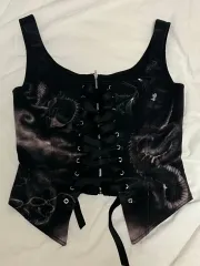 カシコ Dragon Diffusion ドラゴンディフュージョン コルセット BEST ベスト ブラック