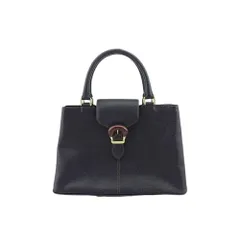 【最大30％OFF】ミラショーン mila schon ハンドバッグ ブラック ブラウン レディース 中古