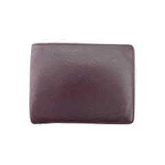 【最大30％OFF★ウィンターセール】ルイ・ヴィトン LOUIS VUITTON 札入れ タイガ ポルトビエ6カルトクレディ ブラウン パープル レディース 中古