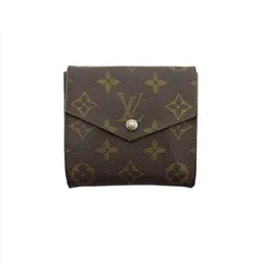 【最大30％OFF★ウィンターセール】ルイ・ヴィトン LOUIS VUITTON 二つ折り財布 モノグラム ポルトモネビエ（旧タイプ） ブラウン レディース 中古