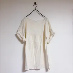 【NATURAL BEAUTY BASIC】ナチュラルビューティーベーシック(S)半袖 シャツ ブラウス ストライプ シアー　綿100%