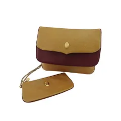 【最大30％OFF★ウィンターセール】カルティエ CARTIER クラッチバッグ マストライン ポーチ付き ベージュ ボルドー ゴールド レディース 中古