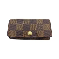 【最大30％OFF★年越しセール】ルイ・ヴィトン LOUIS VUITTON キーケース ダミエ ミュルティクレ4 エベヌ（ブラウン系） レディース 中古