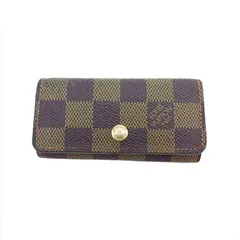 【最大30％OFF★年越しセール】ルイ・ヴィトン LOUIS VUITTON キーケース ダミエ ミュルティクレ4 ブラウン ベージュ ゴールド レディース 中古