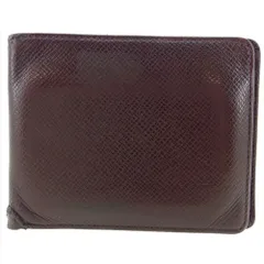 【最大30％OFF★ウィンターセール】ルイ・ヴィトン LOUIS VUITTON 札入れ タイガ ポルトビエ9カルトクレディ ブラウン ボルドー レディース 中古