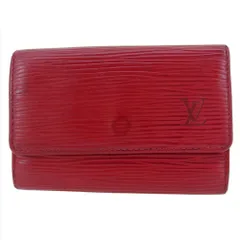 【最大30％OFF★ウィンターセール】ルイ・ヴィトン LOUIS VUITTON キーケース エピ ミュルティクレ6 レッド ゴールド レディース 中古