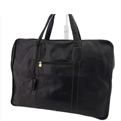 【最大30％OFF★ウィンターセール】フェンディ FENDI ボストンバッグ FFマーク ブラック ゴールド レディース 中古