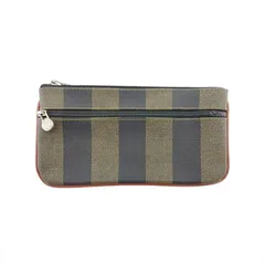 【最大30％OFF】フェンディ FENDI ポーチ ペカン ペカン ブラウン×ブラック レディース 中古