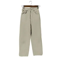 マウジー moussy HW CRASH LOOSE STRAIGHT ハイウエスト ダメージ デニム パンツ レディース US：23 