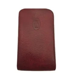 【最大30％OFF★ウィンターセール】カルティエ CARTIER ポーチ マストライン ボルドー レディース 中古