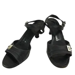 【最大30％OFF】サルヴァトーレフェラガモ Salvatore Ferragamo サンダル ガンチーニ ブラック レディース 中古