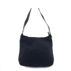 サルヴァトーレフェラガモ Salvatore Ferragamo ショルダーバッグ ヴァラ ネイビー ブラック シルバー レディース 中古