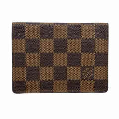 ルイ・ヴィトン(Louis Vuitton) ルイ・ヴィトン 名刺入れ・カードケース ダミエ ポルト2カルトヴェルティカル N60533 エベヌメンズ レディース