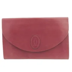 【最大30％OFF★ウィンターセール】カルティエ CARTIER クラッチバッグ マストライン ボルドー レディース 中古