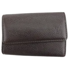【最大30％OFF】ルイ・ヴィトン LOUIS VUITTON キーケース タイガ ミュルティクレ6 ブラウン シルバー レディース 中古
