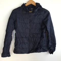 UNIQLO ウルトラライトダウンジャケット S ネイビー ポーチ付 4051202511290010