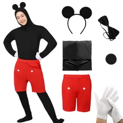 新品 [Formemory] ハロウィン コスプレ ネズミ コスチューム服 ハロウィン 鼠 仮装 全身タイツ 黒 マウス コスプレ ハロウィン コスプレ ハロウィン コスプレ 子供 ブラック 仮装 ハロウィン 仮装 日常服長袖 衣装 仮装 コスチューム クリス