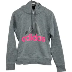 ZM1691  adidas アディダス パーカー グレー フード付きトレーナー  Lサイズ 洗える レディース メンズ ユニセックス