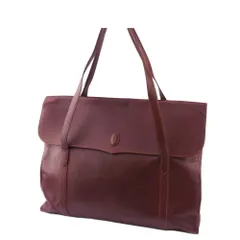 【最大30％OFF★ウィンターセール】カルティエ CARTIER トートバッグ マストライン ボルドー レディース 中古