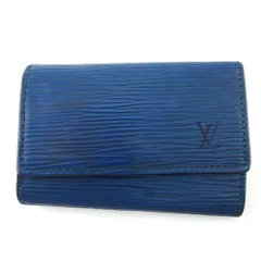 【最大30％OFF★ウィンターセール】ルイ・ヴィトン LOUIS VUITTON キーケース エピ ミュルティクレ6 ブルー ゴールド レディース 中古