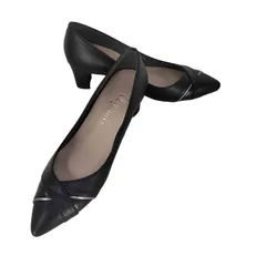 アルテミスバイダイアナ artemis by DIANA ポインテッドトゥ 型押し フェイクレザー ヒール パンプス レディース JPN：22.5 