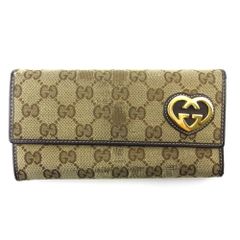 GUCCI グッチ 長財布 GGキャンバス ラブリーハート 0521-⑥ - メルカリ