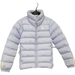 ZM1691  adidas アディダス パーカー 水色 ラベンダー ライトブルー フード付き ダウンジャケット ジャンパー  sサイズ 洗える レディース メンズ ユニセックス