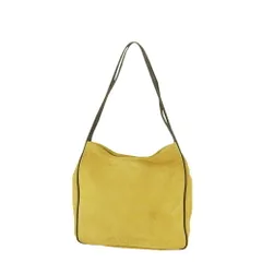 【最大30％OFF】アンテプリマ ANTEPRIMA ショルダーバッグ ロゴ 異素材コンビ ベージュ ブラウン レディース 中古