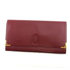 【最大30％OFF】カルティエ CARTIER クラッチバッグ マストライン ボルドー ゴールド レディース 中古