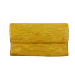 【最大30％OFF】ルイ・ヴィトン LOUIS VUITTON 長財布 エピ ポルトトレゾールインターナショナル イエロー パープル レディース 中古