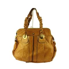 Chloe エロイース トートバッグ 茶 編み込み レザー - メルカリ