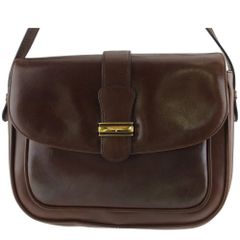 PRADA 16AW レザー ショルダーバッグ サコッシュ フラップ イタリア製
